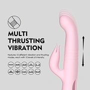WINYI Manufacturer Wholesale 2024 new rabbit Vibrator hot selling sex toy wholesale Silicone Tongue licking 2in1 vibrator for women